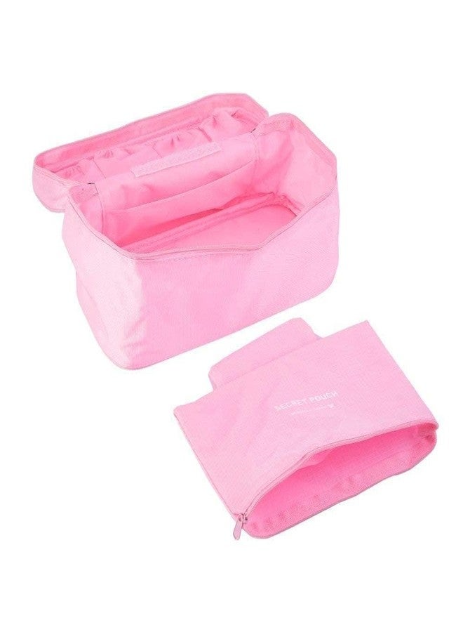 Mforall Portable Underwear Bra Socks Cosmetics Travel Pouch Organizer Lingerie Pouch Travel Organizer Travel Organizer Bag for Women & Girls (Multi Color) - Image 5